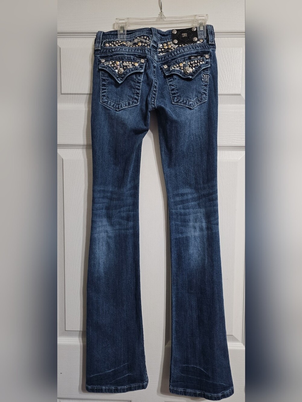 Miss Me Girl's Embellished Bootcut Denim Jeans YK6191B